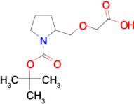 2-Carboxymethoxymethyl-pyrrolidine-1-carboxylic acid tert-butyl ester