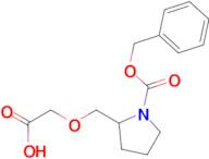 2-Carboxymethoxymethyl-pyrrolidine-1-carboxylic acid benzyl ester