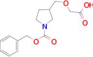 3-Carboxymethoxymethyl-pyrrolidine-1-carboxylic acid benzyl ester