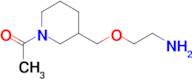 1-[3-(2-Amino-ethoxymethyl)-piperidin-1-yl]-ethanone