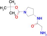 (S)-3-(2-Amino-acetylamino)-pyrrolidine-1-carboxylic acid tert-butyl ester