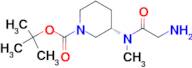 (S)-3-[(2-Amino-acetyl)-methyl-amino]-piperidine-1-carboxylic acid tert-butyl ester