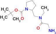 2-{[(2-Amino-acetyl)-ethyl-amino]-methyl}-pyrrolidine-1-carboxylic acid tert-butyl ester