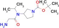 3-[(2-Amino-acetyl)-isopropyl-amino]-pyrrolidine-1-carboxylic acid tert-butyl ester