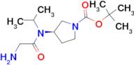 (R)-3-[(2-Amino-acetyl)-isopropyl-amino]-pyrrolidine-1-carboxylic acid tert-butyl ester