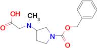 3-(Carboxymethyl-methyl-amino)-pyrrolidine-1-carboxylic acid benzyl ester