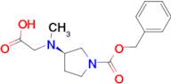 (R)-3-(Carboxymethyl-methyl-amino)-pyrrolidine-1-carboxylic acid benzyl ester