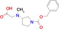 (S)-3-(Carboxymethyl-methyl-amino)-pyrrolidine-1-carboxylic acid benzyl ester