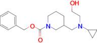 3-{[Cyclopropyl-(2-hydroxy-ethyl)-amino]-methyl}-piperidine-1-carboxylic acid benzyl ester