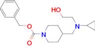 4-{[Cyclopropyl-(2-hydroxy-ethyl)-amino]-methyl}-piperidine-1-carboxylic acid benzyl ester