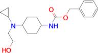 {4-[Cyclopropyl-(2-hydroxy-ethyl)-amino]-cyclohexyl}-carbamic acid benzyl ester