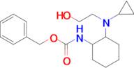 {2-[Cyclopropyl-(2-hydroxy-ethyl)-amino]-cyclohexyl}-carbamic acid benzyl ester