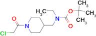 [1-(2-Chloro-acetyl)-piperidin-4-ylmethyl]-ethyl-carbamic acid tert-butyl ester