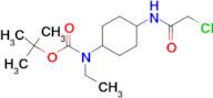 [4-(2-Chloro-acetylamino)-cyclohexyl]-ethyl-carbamic acid tert-butyl ester