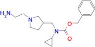 [1-(2-Amino-ethyl)-pyrrolidin-3-ylmethyl]-cyclopropyl-carbamic acid benzyl ester