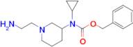 [1-(2-Amino-ethyl)-piperidin-3-yl]-cyclopropyl-carbamic acid benzyl ester