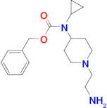 [1-(2-Amino-ethyl)-piperidin-4-yl]-cyclopropyl-carbamic acid benzyl ester