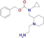 [1-(2-Amino-ethyl)-piperidin-2-ylmethyl]-cyclopropyl-carbamic acid benzyl ester