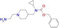 [1-(2-Amino-ethyl)-piperidin-4-ylmethyl]-cyclopropyl-carbamic acid benzyl ester