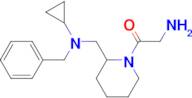 2-Amino-1-{2-[(benzyl-cyclopropyl-amino)-methyl]-piperidin-1-yl}-ethanone