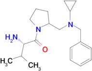 (S)-2-Amino-1-{2-[(benzyl-cyclopropyl-amino)-methyl]-pyrrolidin-1-yl}-3-methyl-butan-1-one