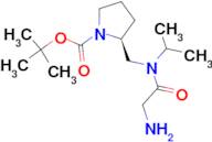 (S)-2-{[(2-Amino-acetyl)-isopropyl-amino]-methyl}-pyrrolidine-1-carboxylic acid tert-butyl ester