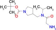 3-{[(2-Amino-acetyl)-isopropyl-amino]-methyl}-pyrrolidine-1-carboxylic acid tert-butyl ester