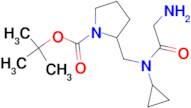 2-{[(2-Amino-acetyl)-cyclopropyl-amino]-methyl}-pyrrolidine-1-carboxylic acid tert-butyl ester