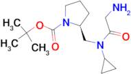 (S)-2-{[(2-Amino-acetyl)-cyclopropyl-amino]-methyl}-pyrrolidine-1-carboxylic acid tert-butyl ester