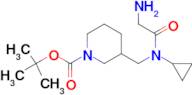 3-{[(2-Amino-acetyl)-cyclopropyl-amino]-methyl}-piperidine-1-carboxylic acid tert-butyl ester