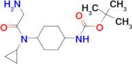 {4-[(2-Amino-acetyl)-cyclopropyl-amino]-cyclohexyl}-carbamic acid tert-butyl ester