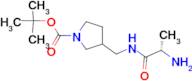 3-[((S)-2-Amino-propionylamino)-methyl]-pyrrolidine-1-carboxylic acid tert-butyl ester