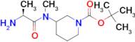 3-[((S)-2-Amino-propionyl)-methyl-amino]-piperidine-1-carboxylic acid tert-butyl ester