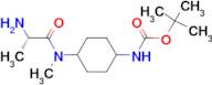 {4-[((S)-2-Amino-propionyl)-methyl-amino]-cyclohexyl}-carbamic acid tert-butyl ester