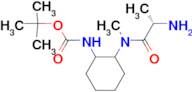 {2-[((S)-2-Amino-propionyl)-methyl-amino]-cyclohexyl}-carbamic acid tert-butyl ester