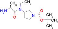 3-[((S)-2-Amino-propionyl)-ethyl-amino]-pyrrolidine-1-carboxylic acid tert-butyl ester