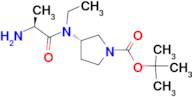 (S)-3-[((S)-2-Amino-propionyl)-ethyl-amino]-pyrrolidine-1-carboxylic acid tert-butyl ester