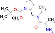 (S)-2-{[((S)-2-Amino-propionyl)-ethyl-amino]-methyl}-pyrrolidine-1-carboxylic acid tert-butyl ester