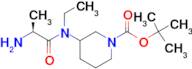 3-[((S)-2-Amino-propionyl)-ethyl-amino]-piperidine-1-carboxylic acid tert-butyl ester