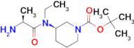 (R)-3-[((S)-2-Amino-propionyl)-ethyl-amino]-piperidine-1-carboxylic acid tert-butyl ester