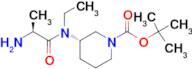 (S)-3-[((S)-2-Amino-propionyl)-ethyl-amino]-piperidine-1-carboxylic acid tert-butyl ester