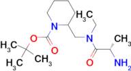 2-{[((S)-2-Amino-propionyl)-ethyl-amino]-methyl}-piperidine-1-carboxylic acid tert-butyl ester