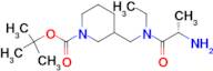 3-{[((S)-2-Amino-propionyl)-ethyl-amino]-methyl}-piperidine-1-carboxylic acid tert-butyl ester