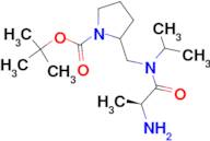 2-{[((S)-2-Amino-propionyl)-isopropyl-amino]-methyl}-pyrrolidine-1-carboxylic acid tert-butyl ester