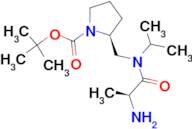 (S)-2-{[((S)-2-Amino-propionyl)-isopropyl-amino]-methyl}-pyrrolidine-1-carboxylic acid tert-buty...