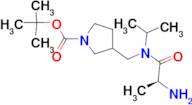 3-{[((S)-2-Amino-propionyl)-isopropyl-amino]-methyl}-pyrrolidine-1-carboxylic acid tert-butyl ester