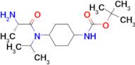 {4-[((S)-2-Amino-propionyl)-isopropyl-amino]-cyclohexyl}-carbamic acid tert-butyl ester