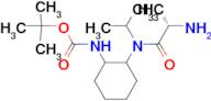 {2-[((S)-2-Amino-propionyl)-isopropyl-amino]-cyclohexyl}-carbamic acid tert-butyl ester