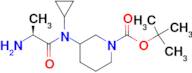 3-[((S)-2-Amino-propionyl)-cyclopropyl-amino]-piperidine-1-carboxylic acid tert-butyl ester