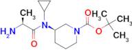 (R)-3-[((S)-2-Amino-propionyl)-cyclopropyl-amino]-piperidine-1-carboxylic acid tert-butyl ester